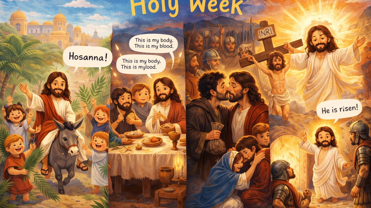 Holy Week: a story of love, sadness and joy